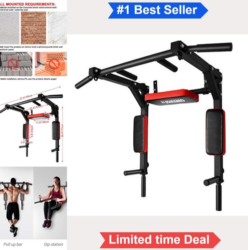 Wall mounted pull bar dip - wall, up