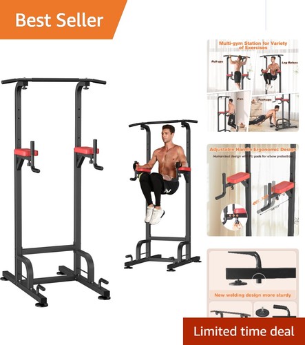 Adjustable power tower fitness - adjustable,