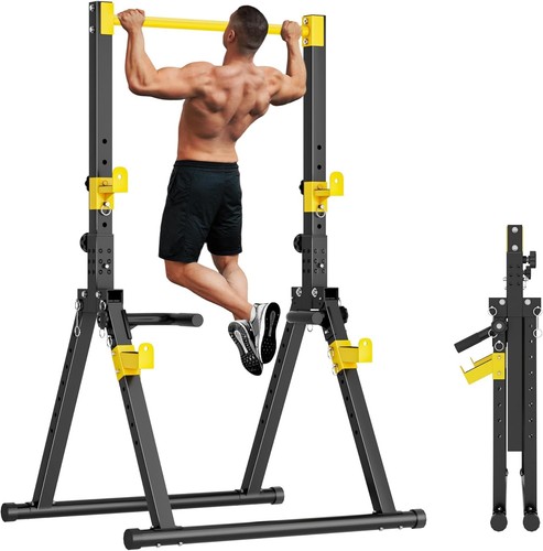 Foldable power tower dip - foldable, stand